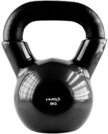 Kettlebell - HMS Hantla winylowa żeliwna kettlebell czarna 8 kg - 27491-uniw - miniaturka - grafika 1