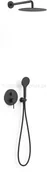 Zestawy prysznicowe - Tres Study Exclusive zestaw prysznicowy czarny 26228040NM - miniaturka - grafika 1