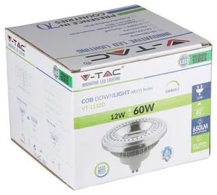 V-TAC Żarówka LED AR111 12W GU10 40st COB Ściemnialna VT-1112 4000K 650lm - Żarówki LED - miniaturka - grafika 5