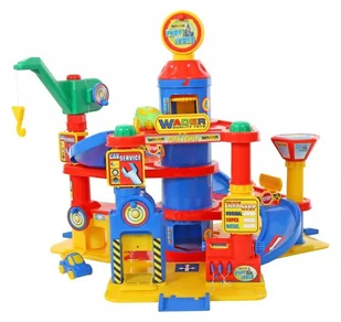 Wader Parking z 4-poziomowy z samochodami 37855 - Tory, garaże, parkingi - miniaturka - grafika 6