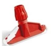 Miotły, szufle, mopy - TTS uchwyt do mopa sznurkowego - czerwony - miniaturka - grafika 1