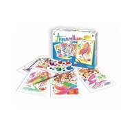 Zabawki kreatywne - Sentosphere Syreny 4 obrazy do malowania i farby Aquarellum Junior SEN-00664#D - miniaturka - grafika 1