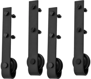 VidaXL Lumarko System do montażu drzwi przesuwnych, 2szt., 200cm, stal, czarny 3059845 VidaXL - Akcesoria do drzwi VidaXL Lumarko System do montażu drzwi przesuwnych, 2szt., 200cm, stal, czarny 3059845 VidaXL - Akcesoria do drzwi - miniaturka - grafika 5