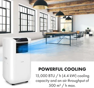 Klarstein Max Breeze Smart, mobilna klimatyzacja, 15000 BTU/h (4,4 kW), EEC A ACO15-MaxBreeze15KW - Klimatyzatory - miniaturka - grafika 15