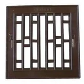 Kratki wentylacyjne - unimet SZYLD KRATKI PLASTIKOWY 14*14CM BIAŁY - miniaturka - grafika 1