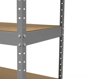 Marbo Regały Regał magazynowy Solid II 220x100x45 5P 1000 kg solid_220x100x45x5 - Szafy i regały magazynowe - miniaturka - grafika 5