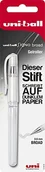 Pióra kulkowe - Mitsubishi 146895  Gel Roller Uni-Ball Signo UM-153, koronka: 0,6 MM, biały biały 146895 - miniaturka - grafika 1