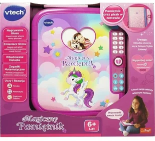 Vtech Interaktywny Magiczny Pamiętnik Na Hasło Pl - Zabawki interaktywne dla dzieci - miniaturka - grafika 3