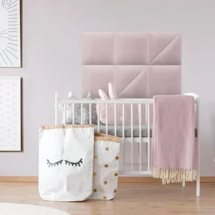 Stegu Panel ścienny tapicerowany Mollis trójkąty 30 x 30 cm lawendowy PT-30X30-BA2-R62-1 - Panele ścienne i boazeria - miniaturka - grafika 2