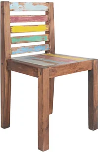 vidaXL Lumarko Krzesła stołowe, 4 szt., lite drewno z odzysku 326180 - Krzesła - miniaturka - grafika 13