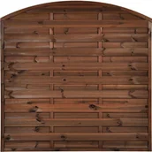 Ogrodzenia - NATERIAL Płot szczelny z łukiem NIVE 180x180 / 160 cm NATERIAL - miniaturka - grafika 1