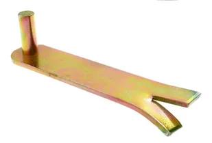 Hak do zawiasy pasowej 1000 ocynk żółty w mur fi 18mm - Zawiasy, okucia i inne akcesoria - miniaturka - grafika 2