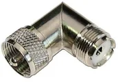 Złącza, przejściówki, adaptery - LP ZLA0612 Złącze UHF wtyk-gniazdo kątowe LEC-ZLA0612 - miniaturka - grafika 1