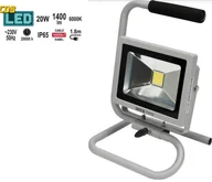 Oświetlenie warsztatowe - Yato Reflektor LED 20 W, 1400 Lm - miniaturka - grafika 1