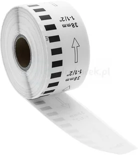 Brother strefadrukarek.pl Zestaw taśm DK-22225 10 sztuk + uchwyt 38mm x 30,48m - zamiennik |OSZCZĘDZAJ DO 80% - ZADZWOŃ! 730811399 PROMOCJA! SET-10-BU-DK-22225 - Etykiety do drukarek - miniaturka - grafika 2