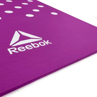 Reebok Mata treningowa do ćwiczeń 173x61x0,7cm fioletowa w kropki RAMT-12235PL - Maty do ćwiczeń - miniaturka - grafika 6