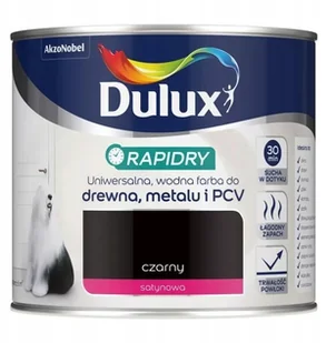 Dulux Emalia akrylowa Rapidry czarna 0 4 l - Emalie - miniaturka - grafika 2