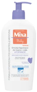 Mixa Mixa Baby Atopiance Emulsja łagodząca do twarzy i ciała dla dzieci 400ml Mixa - Balsamy i oliwki dla dzieci - miniaturka - grafika 3