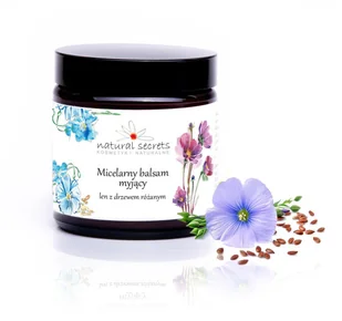 Natural secrets Natural Secrets Micelarny Balsam Myjący Len z Drzewem Różanym 100g 656E-94629 - Płyny micelarne Natural secrets Natural Secrets Micelarny Balsam Myjący Len z Drzewem Różanym 100g 656E-94629 - Płyny micelarne - miniaturka - grafika 3