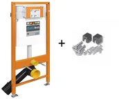 Stelaże i zestawy podtynkowe do WC - Jomo Werit JomoTech Stelaż do toalety WC podwieszanej H112 z wspornikami 174-91100700-00 - miniaturka - grafika 1