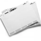 Etykiety do drukarek - Wkłady/etykiety do zadrukowania 200x30mm na formacie A5 DURABLE 20 ark 100 etykiet /804102/ DU1346-30 - miniaturka - grafika 1