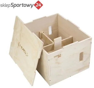 HMS SKRZYNIA DO ĆWICZEŃ DREWNIANA CROSSFIT 17-62-100 - Pozostały sprzęt i akcesoria do ćwiczeń - miniaturka - grafika 5