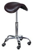 Krzesła i taborety kosmetyczne - Beauty System Taboret kosmetyczny BD-9909 Brązowy - miniaturka - grafika 1