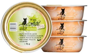 Catz Nr 405 Filet Indyk,kurcz,łosoś 85gr karma dla kota w galaretce - Sucha karma dla kotów - miniaturka - grafika 3