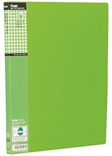 Pentel Recycology Album ofertowy A4 20 kieszeni zielony DCF542 kieszeni WING FRESH - Ofertówki Pentel Recycology Album ofertowy A4 20 kieszeni zielony DCF542 kieszeni WING FRESH - Ofertówki - miniaturka - grafika 2