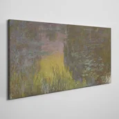 Obrazy i zdjęcia - PL Coloray Obraz na Płótnie Woda Lilie Słońce Monet 120x60cm - miniaturka - grafika 1
