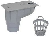 Rynny i akcesoria - Osadnik rynnowy 5 - 12 5 cm szary - miniaturka - grafika 1