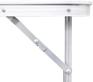 VidaXL Emaga Składany, aluminiowy stół kempingowy z regulacją wysokości 240 x 60 cm 41327 - Meble turystyczne - miniaturka - grafika 3