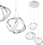 Lampy sufitowe - Rabalux Palmira 5771 lampa wisząca zwis 1x50W LED chrom - miniaturka - grafika 1