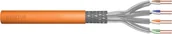 Kable miedziane - Digitus Kabel teleinformatyczny instalacyjny kat.7 S/FTP Dca drut AWG 23/1 LSOH 50m pomarańczowy ofoliowany DK-1743-VH-05 - miniaturka - grafika 1