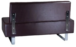 Beauty System Kanapa do poczekalni Messina BD-6713 brązowe BD-6713/27 - Inne meble biurowe - miniaturka - grafika 2