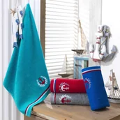 Ręczniki - Ręcznik Bawełna 100% MARITIM NAVY BLUE (W) 70x140 OZA.RB/MARITIM_NAV/W/70 - miniaturka - grafika 1