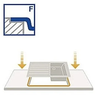 Villeroy & Boch Subway 50 S Flat 33151FRW - Zlewozmywaki - miniaturka - grafika 7