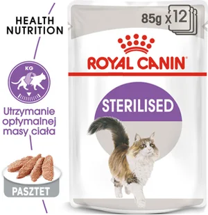 Royal Canin Sterilised Feline w galaretce karma mokra w galaretce dla kotów dorosłych, sterylizowanych 85g - Mokra karma dla kotów Royal Canin Sterilised Feline w galaretce karma mokra w galaretce dla kotów dorosłych, sterylizowanych 85g - Mokra karma dla kotów - miniaturka - grafika 1