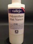 Kolejki i akcesoria - Vallejo Polyurethane Matt Varnish 200 ml. Lakier matowy poliuretanowy Vallejo 27651 - miniaturka - grafika 1