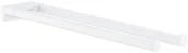 Wieszaki łazienkowe - Hansgrohe AddStoris Wieszak na ręcznik podwójny biały mat 41770700 - miniaturka - grafika 1