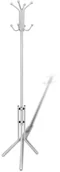 Wieszaki i stojaki - vidaXL Biały, metalowy wieszak - miniaturka - grafika 1