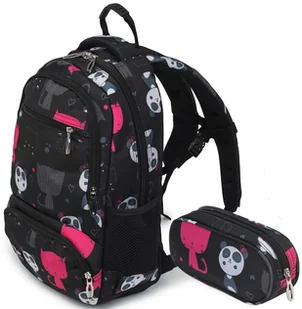 Plecak Szkolny Tornister Zestaw Piórnik Wings - Zestawy szkolne - miniaturka - grafika 2