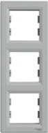 Klawisze i ramki - Schneider Electric Schneider Asfora Ramka 3-krotna pionowa ALUMINIUM EPH5810361 EPH5810361 - miniaturka - grafika 1