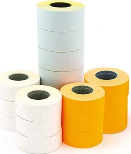 APLI Etykiety do metkownic dwurzędowe prostokątne 26x16mm białe permanentne 6szt - Cenówki - miniaturka - grafika 2