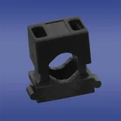 Inne akcesoria elektryczne - Elektro-Plast Opatówek Uchwyt montażowy UM-16 czarny 50 szt.) 12.16 - miniaturka - grafika 1