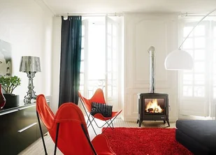 Invicta Piec kominkowy SEDAN L antracyt 9172-44 9172-44 - Wkłady kominkowe - miniaturka - grafika 2