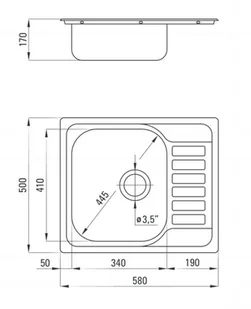 Deante Soul ZEO 311A - Zlewozmywaki - miniaturka - grafika 3