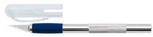 Leniar Nożyk, Skalpel metalowy do cięcia z gumowym uchwytem + 3 ostrza 90009 - Akcesoria kreślarskie - miniaturka - grafika 2