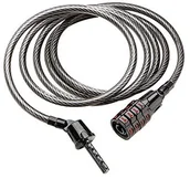 Zabezpieczenia do roweru - Kryptonite Zamek rowerowy spiralny Keeper 512 (5 MM X 120 cm), czarny 210214 - miniaturka - grafika 1