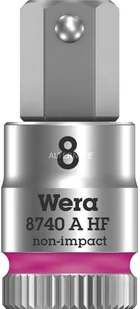 Wera 05003339001Wera 8740 A HF 8mmx28 Socket 1405035 - Akcesoria do elektronarzędzi - miniaturka - grafika 2